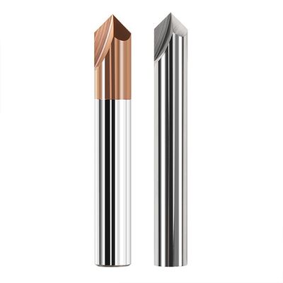 مطحنة نهاية من كربيد التنجستن بزاوية 90 درجة وشطب لتشكيل الأشكال المسطحة في الفولاذ وسبائك الألومنيوم