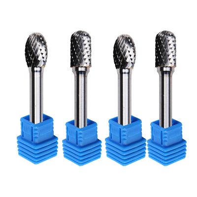 مرن رمح طويل 1/4 شانك مجموعة دوارة كربيد دوارة ثقب F سادس نوع