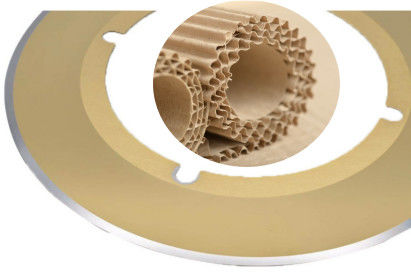 0.1mm-6.0mm الورق المموج سكين القطع الدائري HRC40-68 صلابة