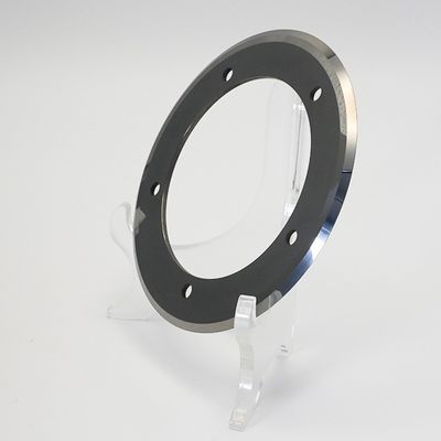 شفرة دائرية نصف قاطعة بستة ثقوب، سكين دائري نصف مقطوع من الكربيد، شفرة صناعية دائرية للآلات ذات القطع الكامل والجزئي