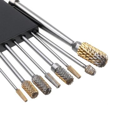 مرن رمح طويل 1/4 شانك مجموعة دوارة كربيد دوارة ثقب F سادس نوع