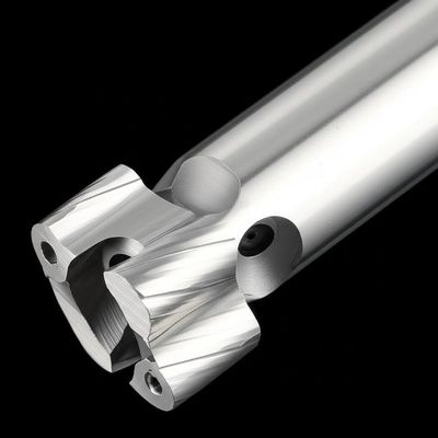 Hrc 45 عكس الفلوت كربيد التشطيب نهاية مطحنة القواطع 40mm 16mm عرقوب نوع