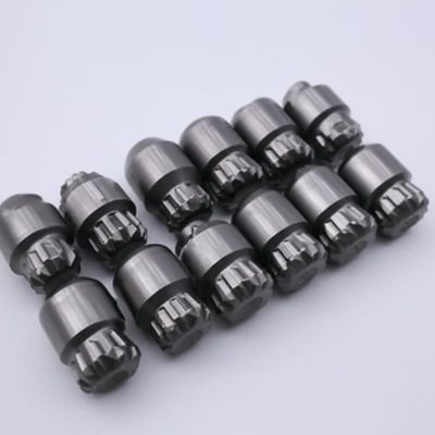 أسنان زر مسننة قطع غيار كربيد التنجستن لتعدين النفط لقم الثقب