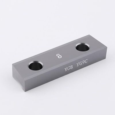 شفرة حادة من سبائك كربيد التنجستن المخصصة، شفرة رفيعة، شفرة مربعة لآلات التفريز في صناعة الطباعة YG8 YG9C