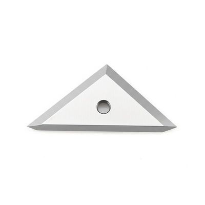 أسمنت مخصص للكربيد التنغستنية المثلث الثلاثي ثقب واحد تحديد الموقع شفرة نسيج فيلم قطع آلة صناعية سكين