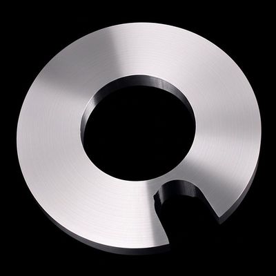 سكين قطع دائري مع خندق تحديد الموقع لقطع قطعة قطب البطارية شفرات صناعية لصناعة البطارية