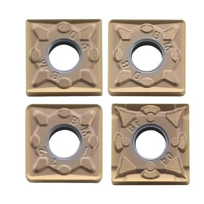 SNMG نموذج الكربيد CNC إدراج مع 0° زاوية و ± 0.08 ± 0.18 التسامح ل 4.76mm-7.94mm قطر المعالجة