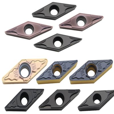 الدقة المصممة VCMT CNC إدراج مع 35 درجة زاوية V و 7 درجة زاوية C لقطع سبيكة عالية درجة الحرارة