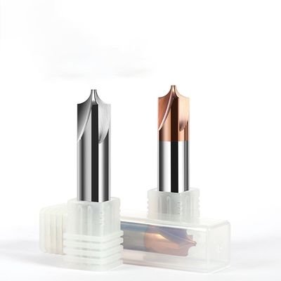 طاحونة نهاية الكربيد التنغستنية ذات الأفلام 4 مع نصف قطر داخلي 55 درجة وحجم الحبوب 0.6um لقطر قطر D4 إلى D16