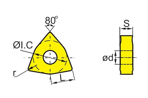 إدراج CNC WNMG عالي الأداء مع طلاء PVD للمعالجة الدقيقة في صناعة الإلكترونيات