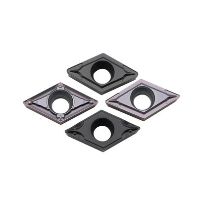 أداء عالية الدقة الأرضية DCMT CNC إدراج مع 55 درجة زاوية D و 7 درجة زاوية C للمعدات وغير المعدنية