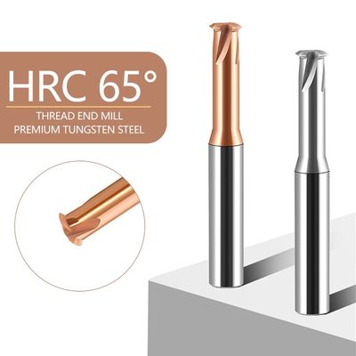 قطاع طحن ذو خيط واحد مع تصميم أسنان واحدة ل M2 ، M3 ، M4 ، M6 خيوط في النحاس ، الفولاذ المسبوب ، الفولاذ العادي ، الحديد الصلب