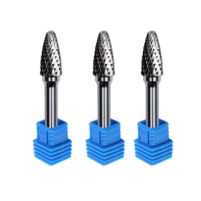 Se البيضاوي البيض C1225 6 مم شكل لهب دوار الدورية كربيد التنجستن شفرات 8 مم